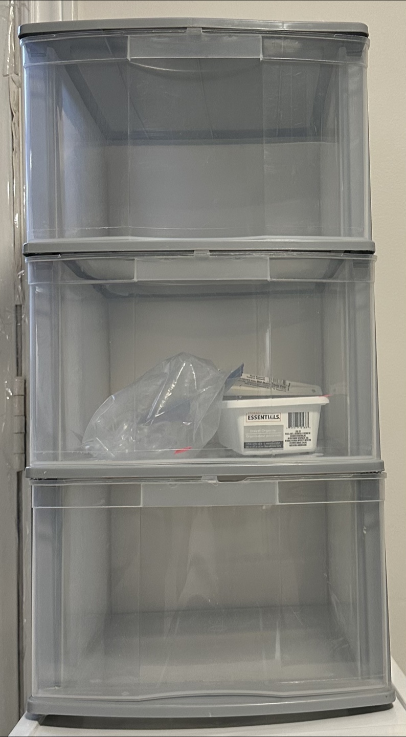 Stackable Clear Storage Drawers