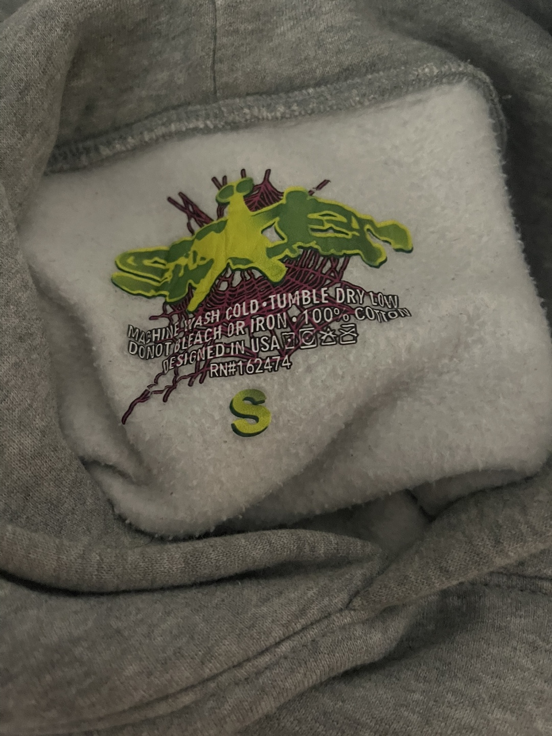 Grey spider hoodie - photo 2