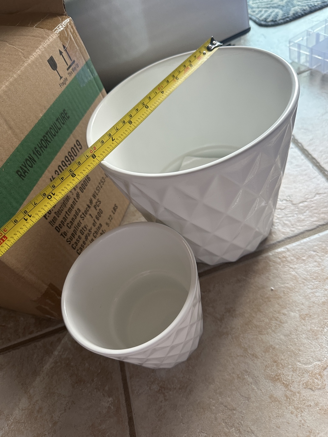 Brandnew Ceramic flower pots set - photo 2