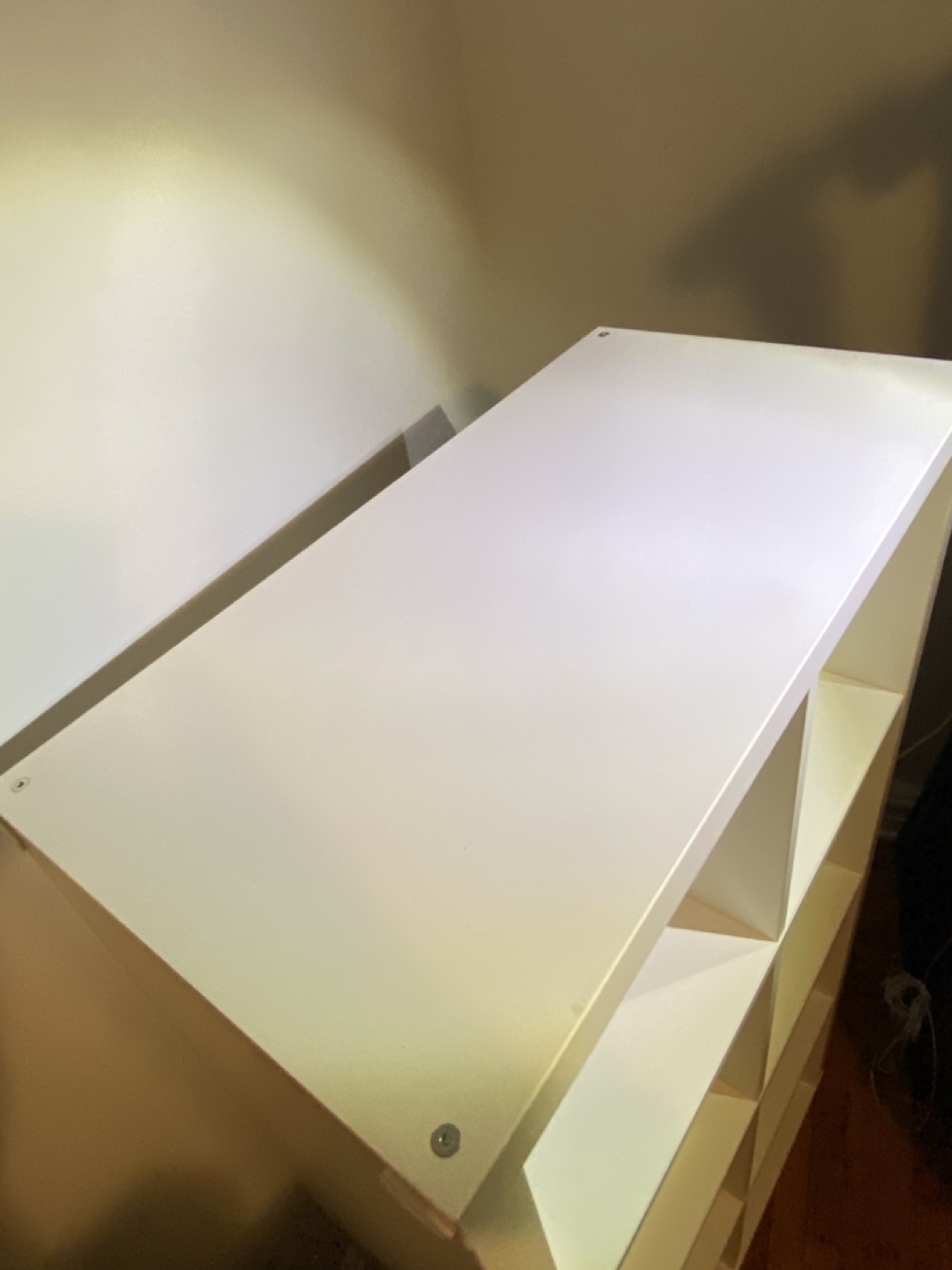 White 4-shelf bookcase - photo 3