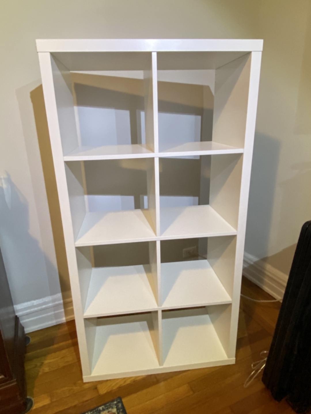 White 4-shelf bookcase