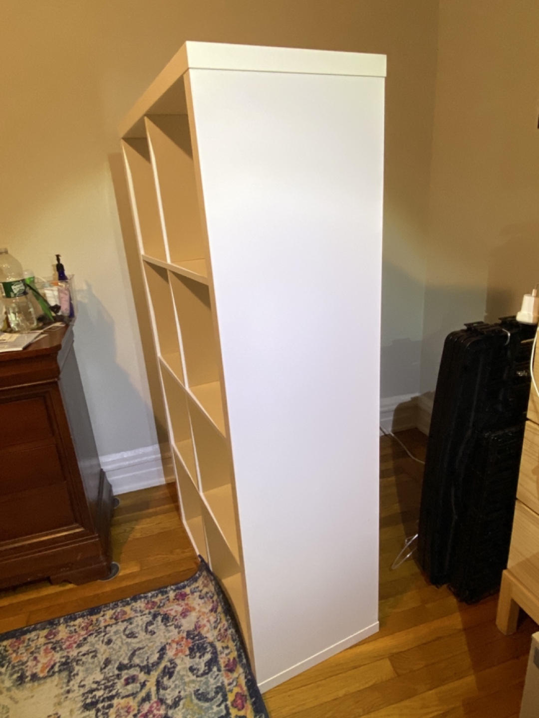 White 4-shelf bookcase - photo 2