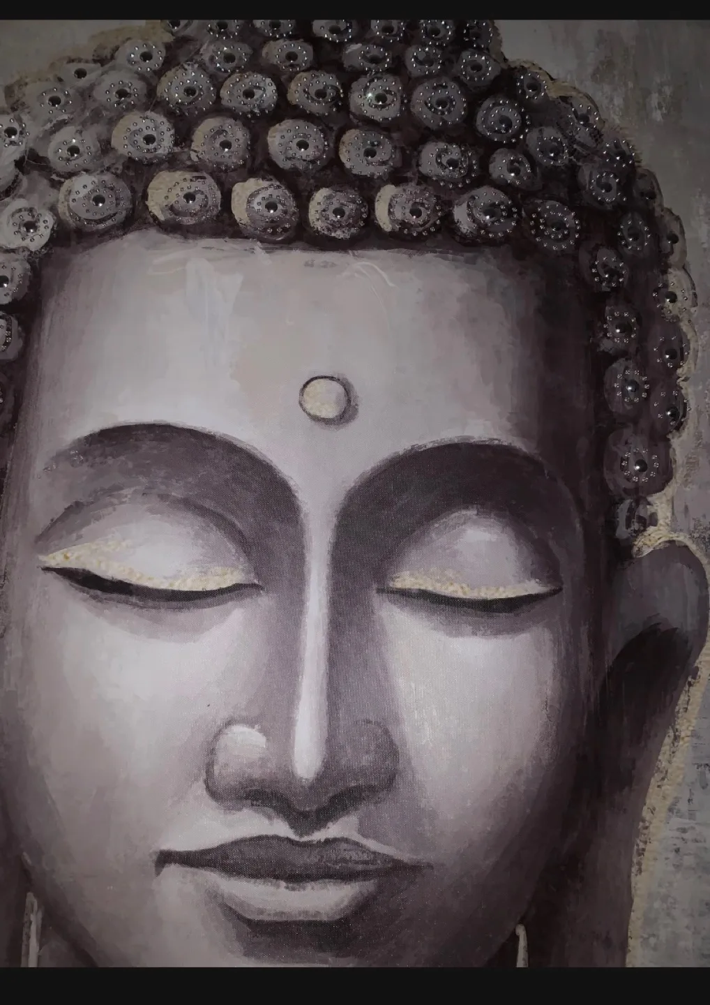 Serene Buddha Painting Wall Art thumbnail