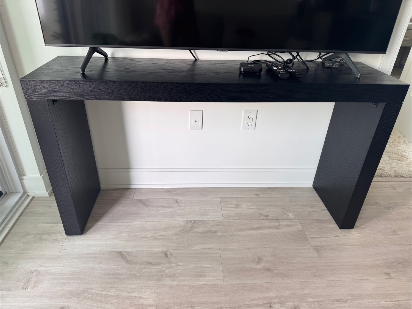 Black Console Table - photo 2