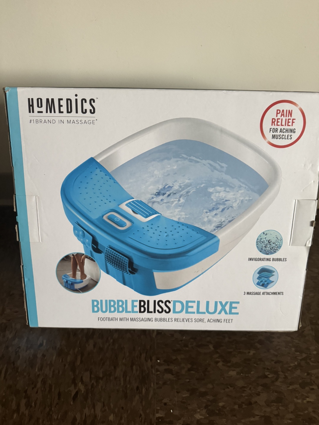 Homedics BubbleBliss Deluxe Footbath