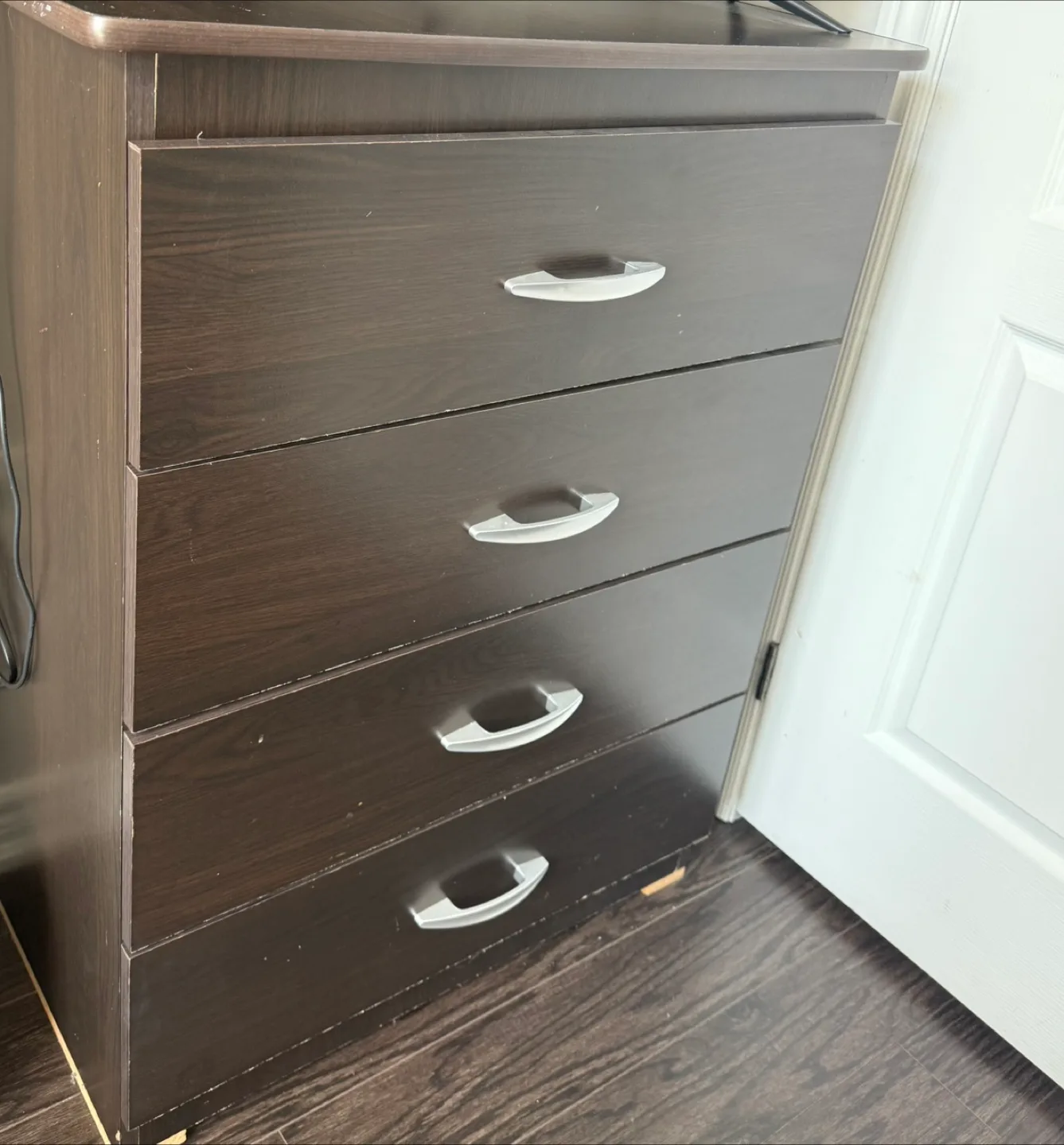 Dark Brown Four-Drawer Chest thumbnail
