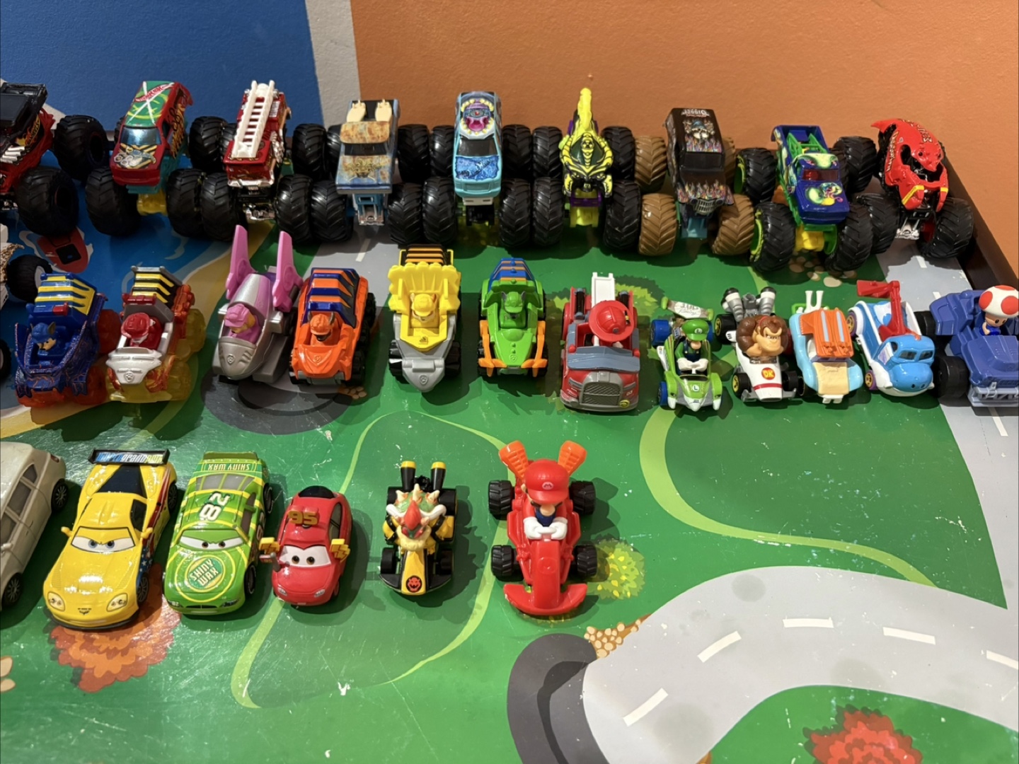Huge Lot of Collectible Toy Monster Trucks and Cars - photo 2