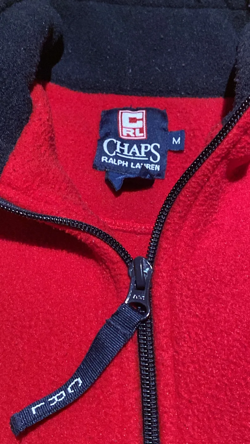Chaps x Ralph Lauren Red Fleece Pullover image indicator(2)
