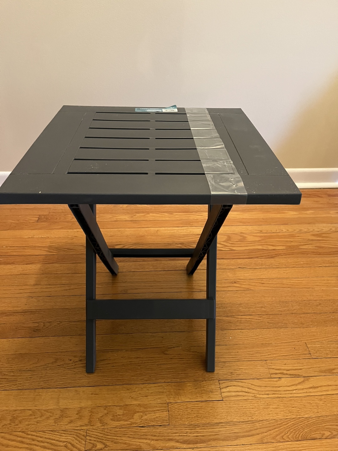 Adirondack Grey Side Table - Foldable Plastic Table