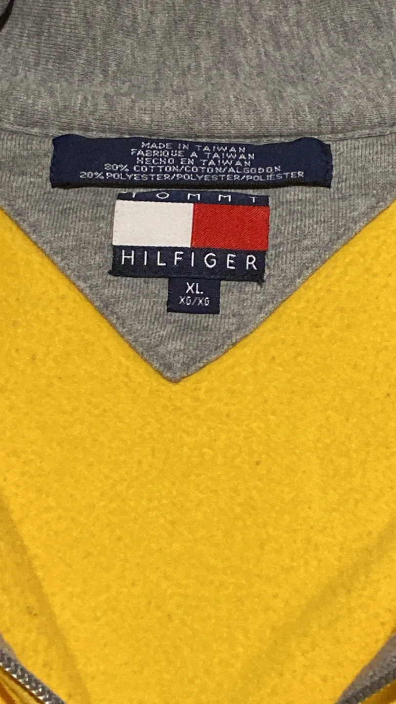 Vintage Tommy Hilfiger Athletics 1/4 Zip Pullover image indicator(3)