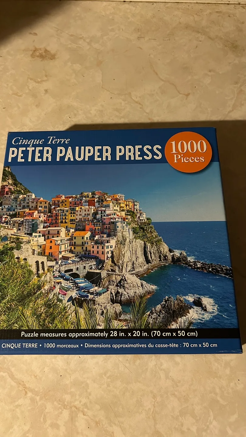 1000-Piece Cinque Terre Puzzle thumbnail