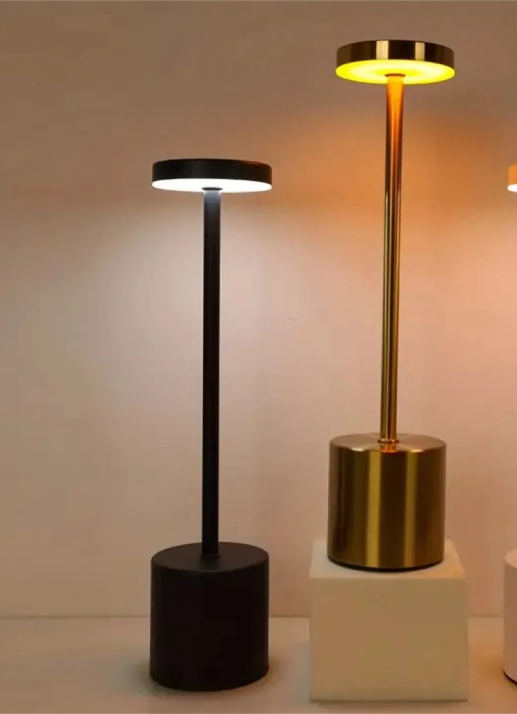 Modern LED Table Lamps - Gold & Black image indicator(6)