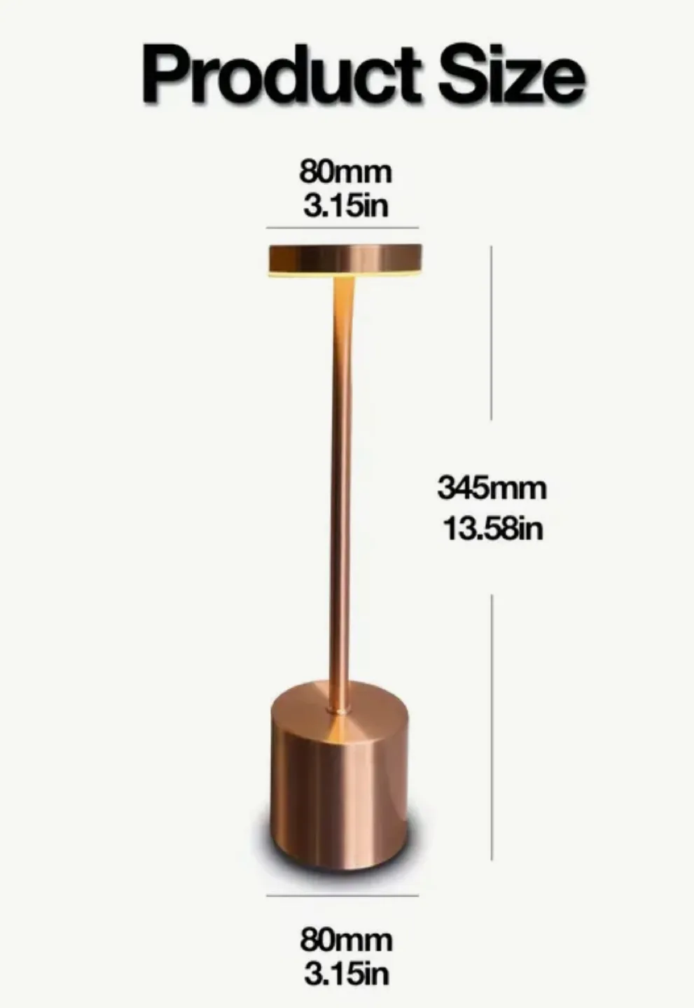 Modern LED Table Lamps - Gold & Black image indicator(8)