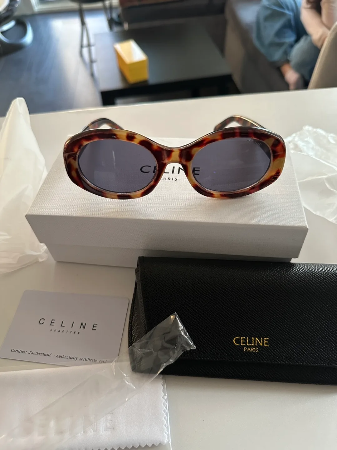 Celine Paris Sunglasses - Tortoise Shell thumbnail