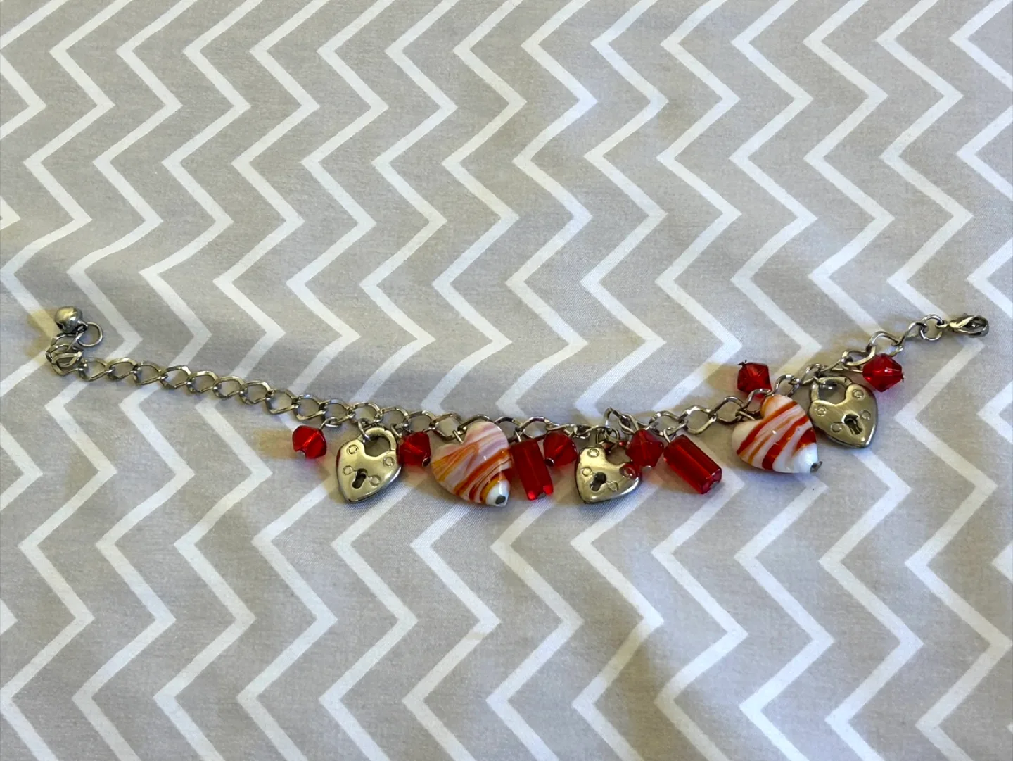 Charming Heart Charm Bracelet thumbnail