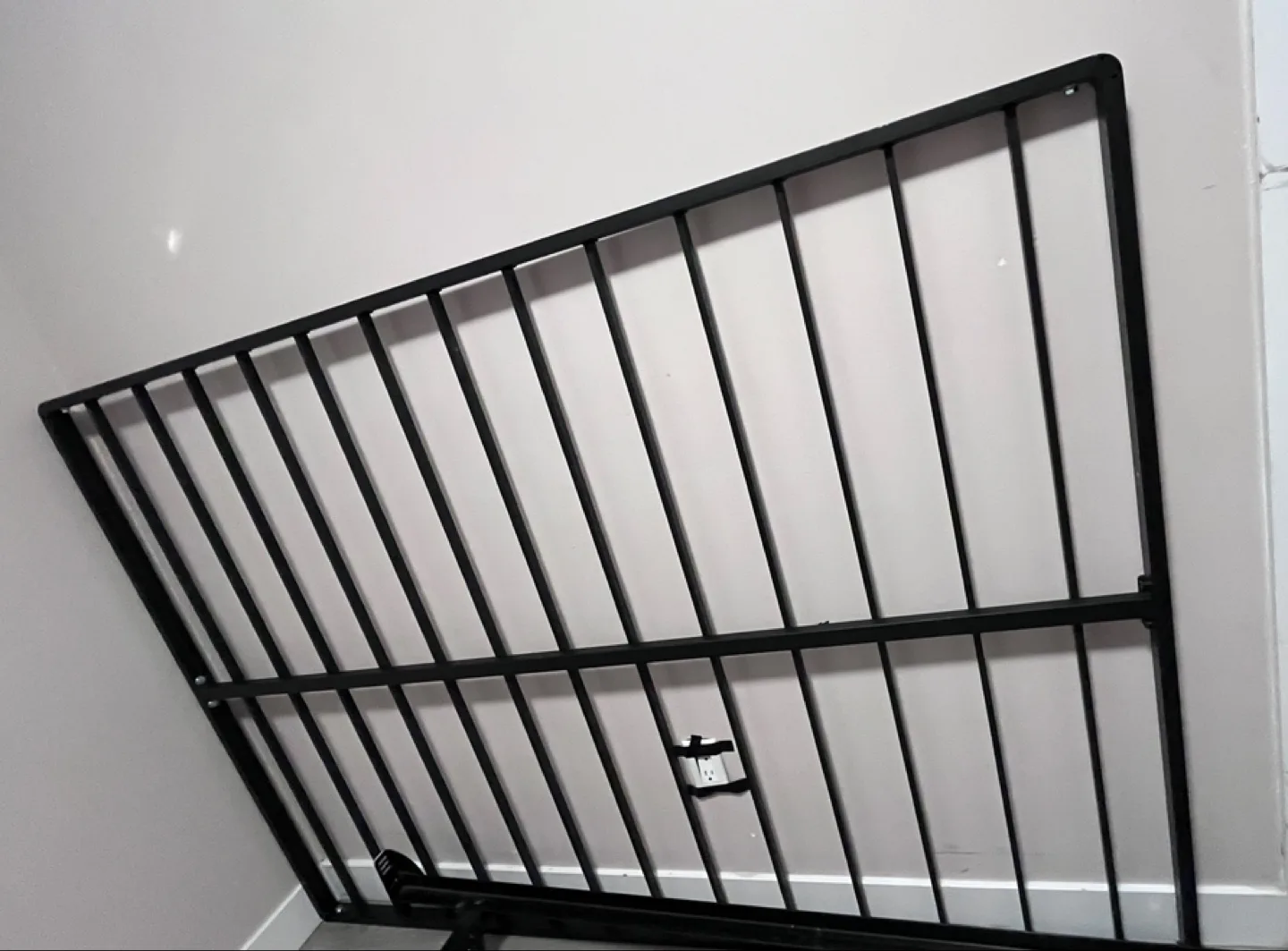 Black Metal Bed Frame - Double thumbnail