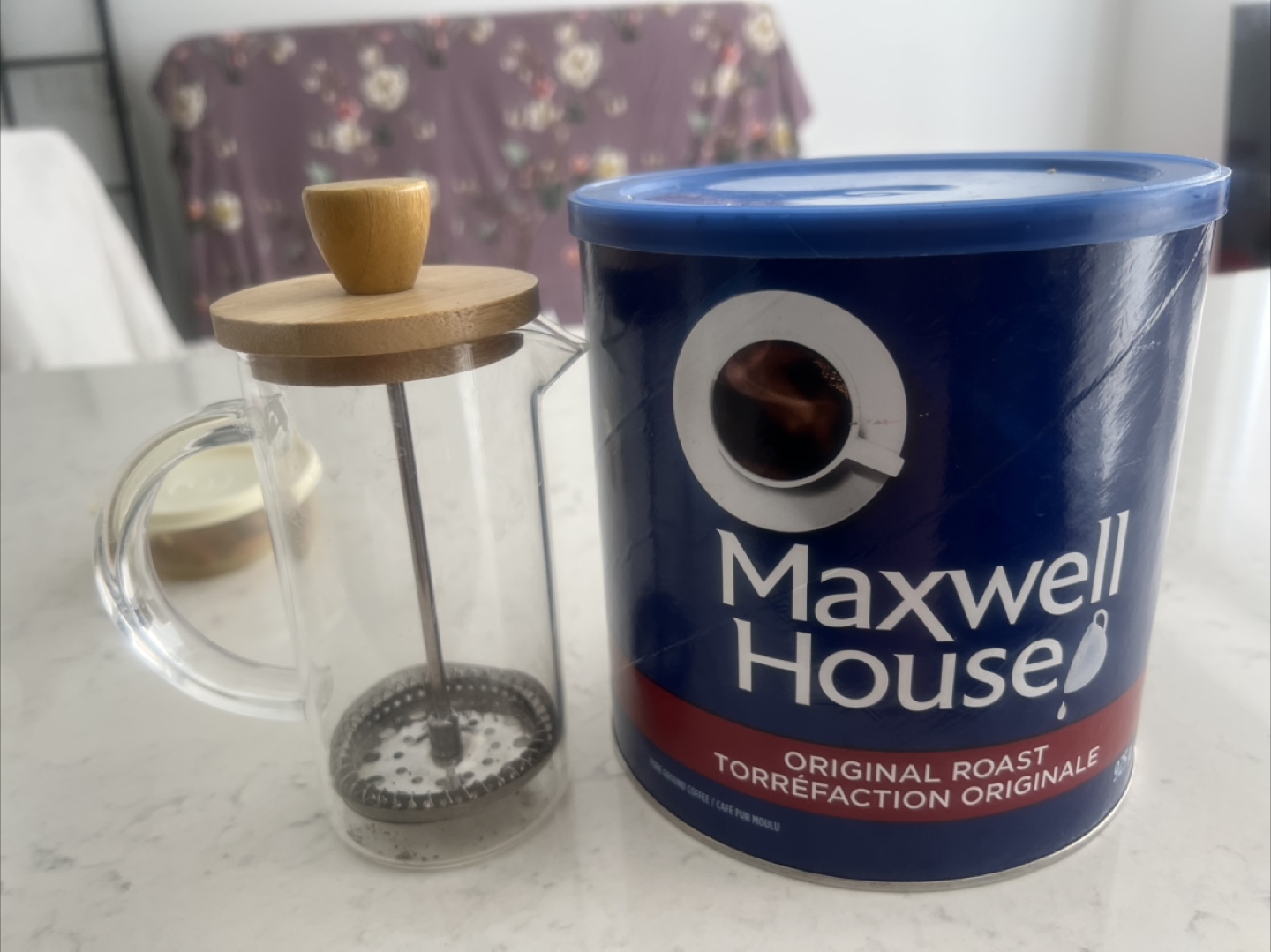 Mini French Press & Maxwell House Coffee - photo 2