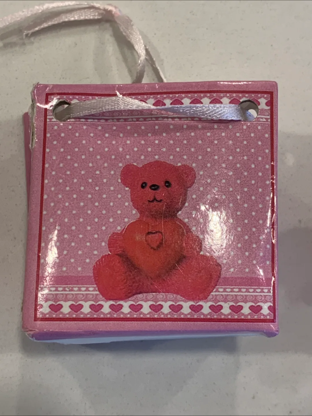 🏒Adorable Red Teddy Bear Figurine with Heart image indicator(5)