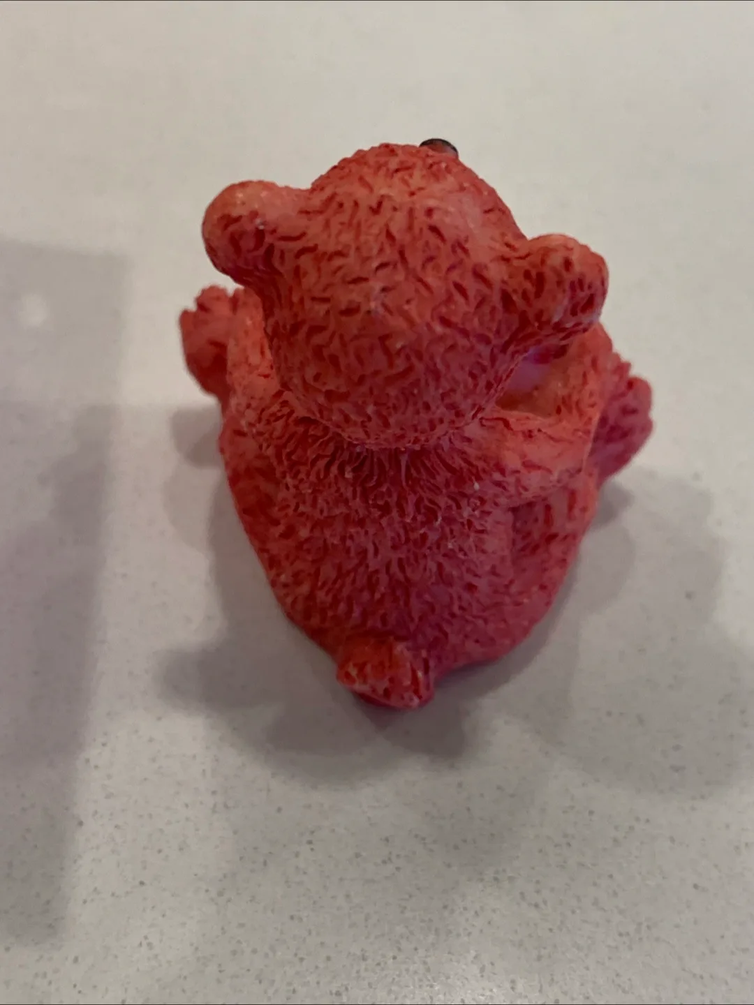 🏒Adorable Red Teddy Bear Figurine with Heart image indicator(3)