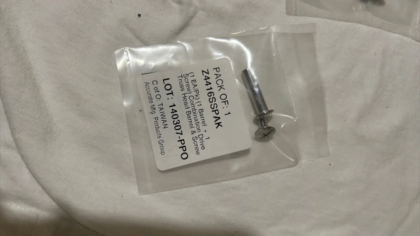 McMaster-Carr Barrel and Truss Head Screws thumbnail