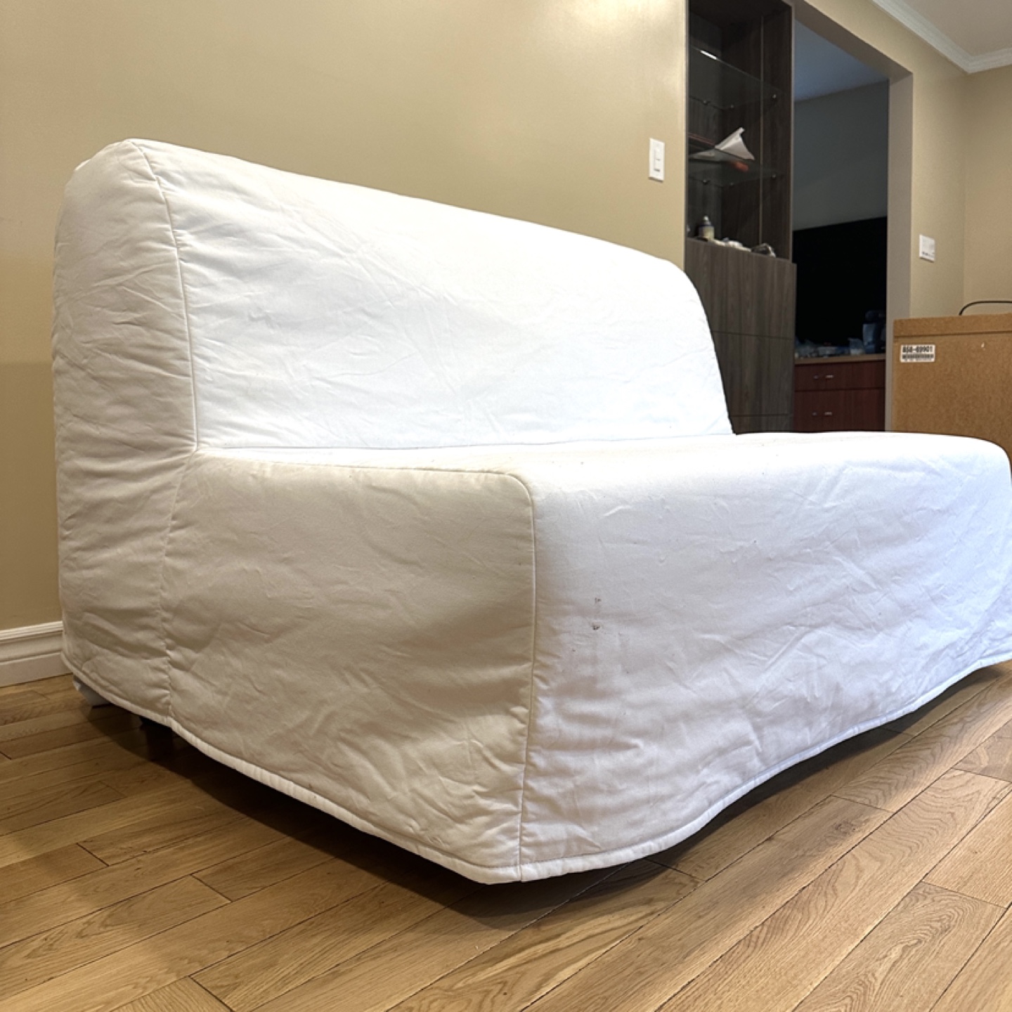 White IKEA LYCKSELE Futon Sofa Bed (CAN DELIVER) - photo 4