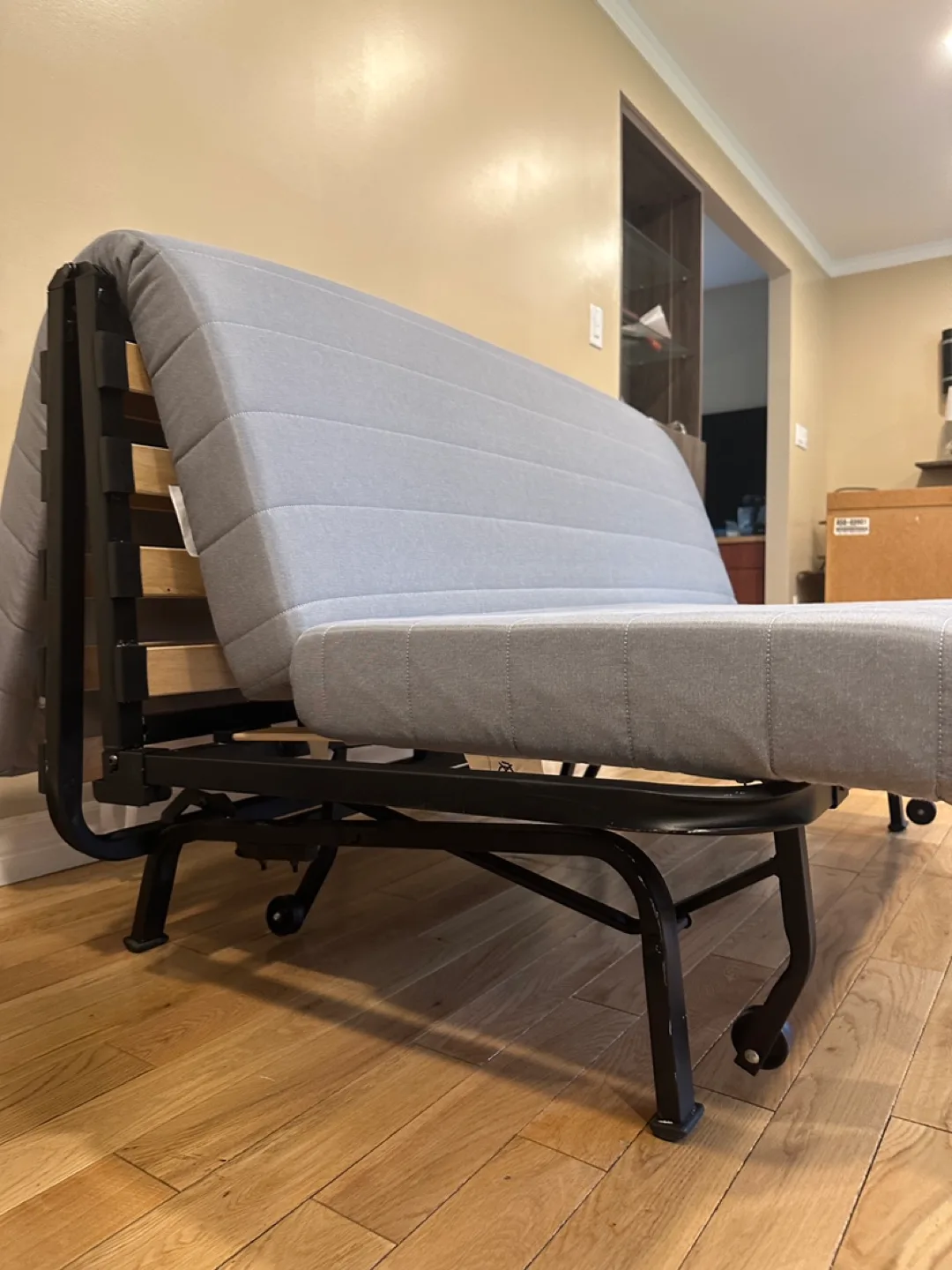 White IKEA LYCKSELE Futon Sofa Bed (CAN DELIVER) image indicator(10)