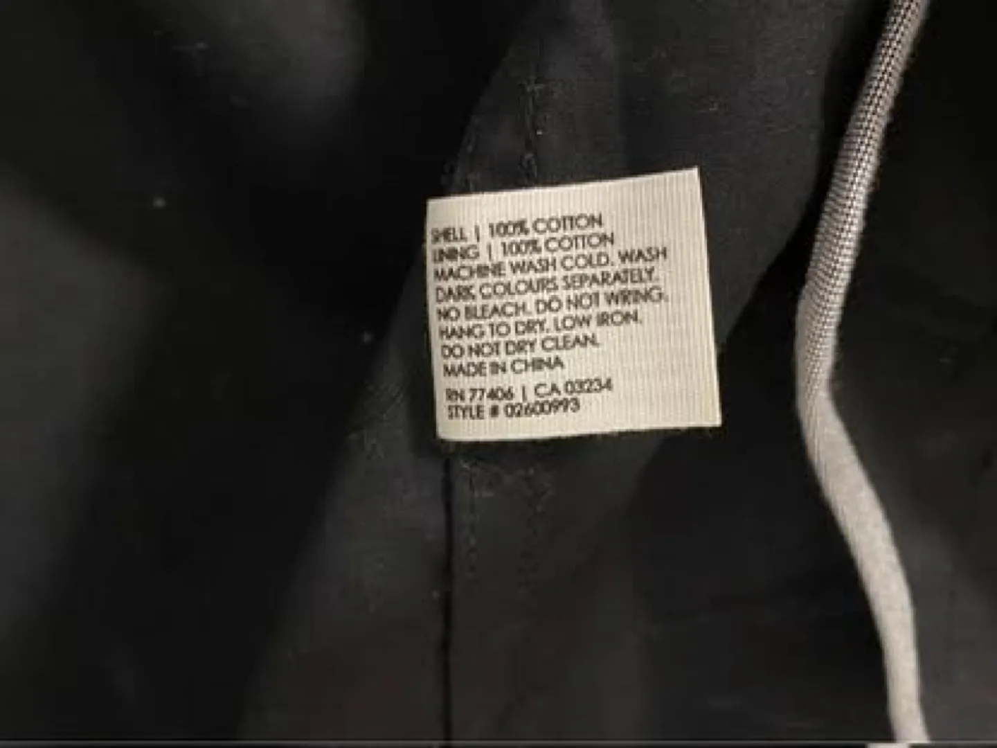 Club Monaco Black Trench Coat XS image indicator(4)
