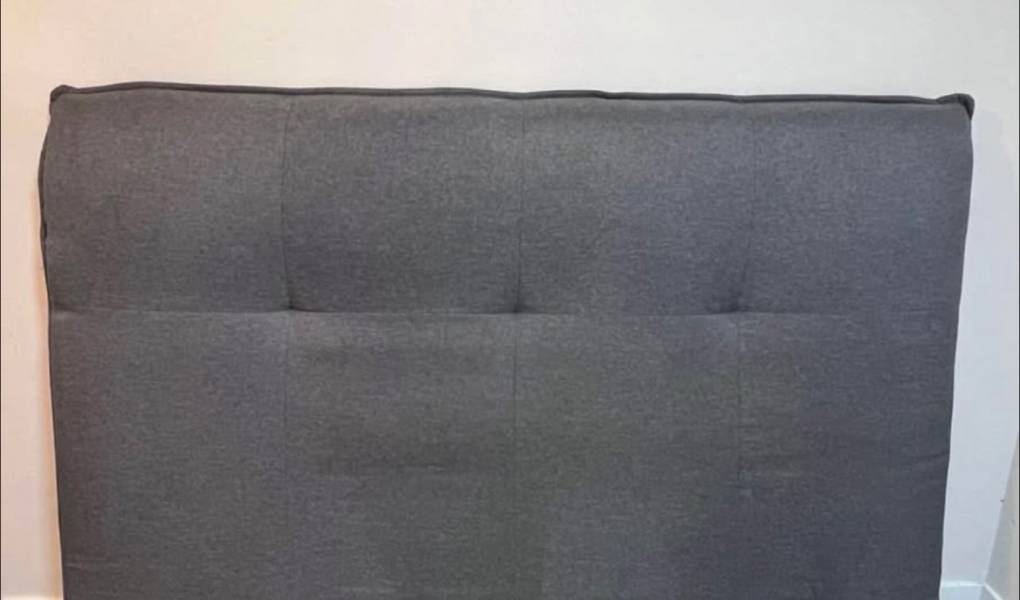 Queen Sized Blue Bed Frame & King Size Cushioned Headboard! - photo 4