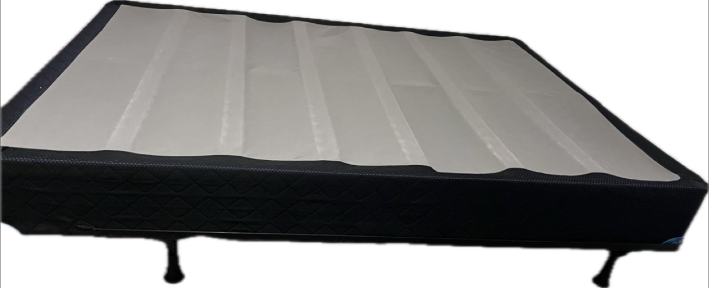 Queen Sized Blue Bed Frame & King Size Cushioned Headboard! - photo 3