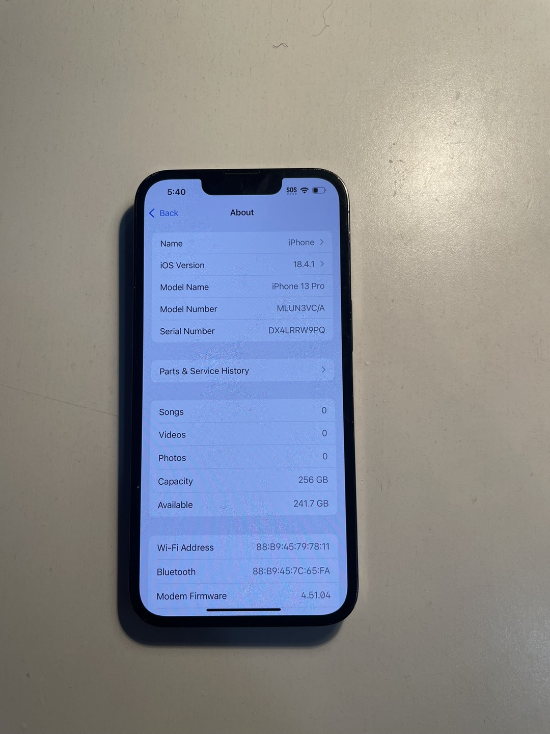 iPhone 13 Pro - 256 GB - Graphite