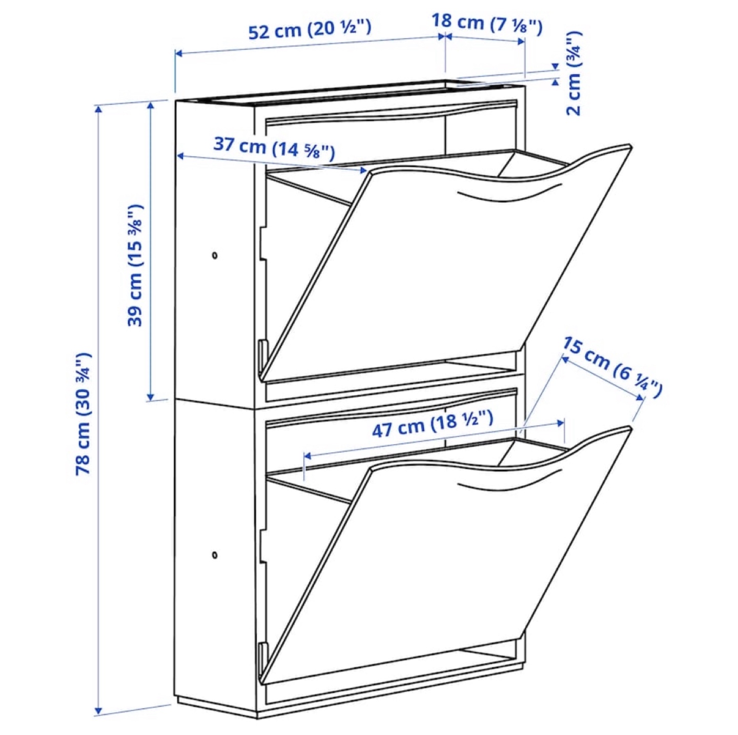 IKEA black Shoe Storage - photo 2