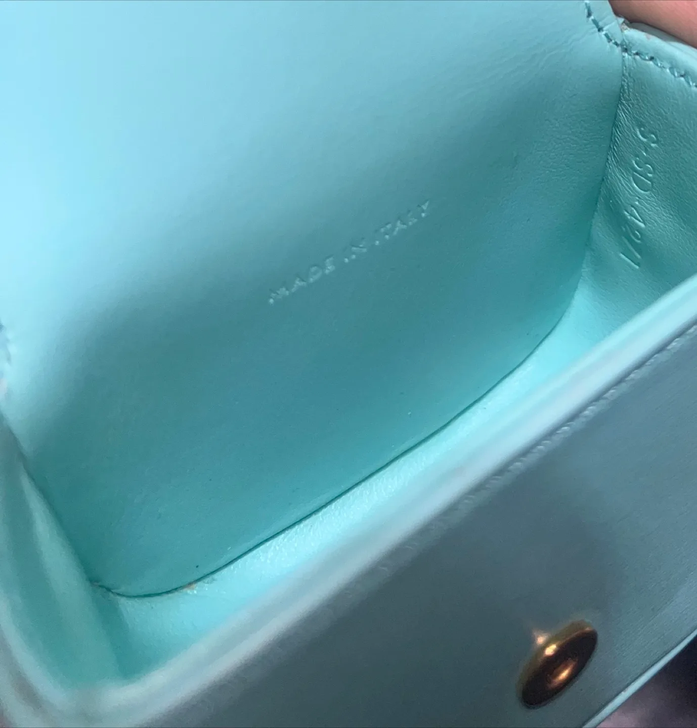 Celine 2021 Mini Calfskin Triomphe crossbody bag image indicator(7)