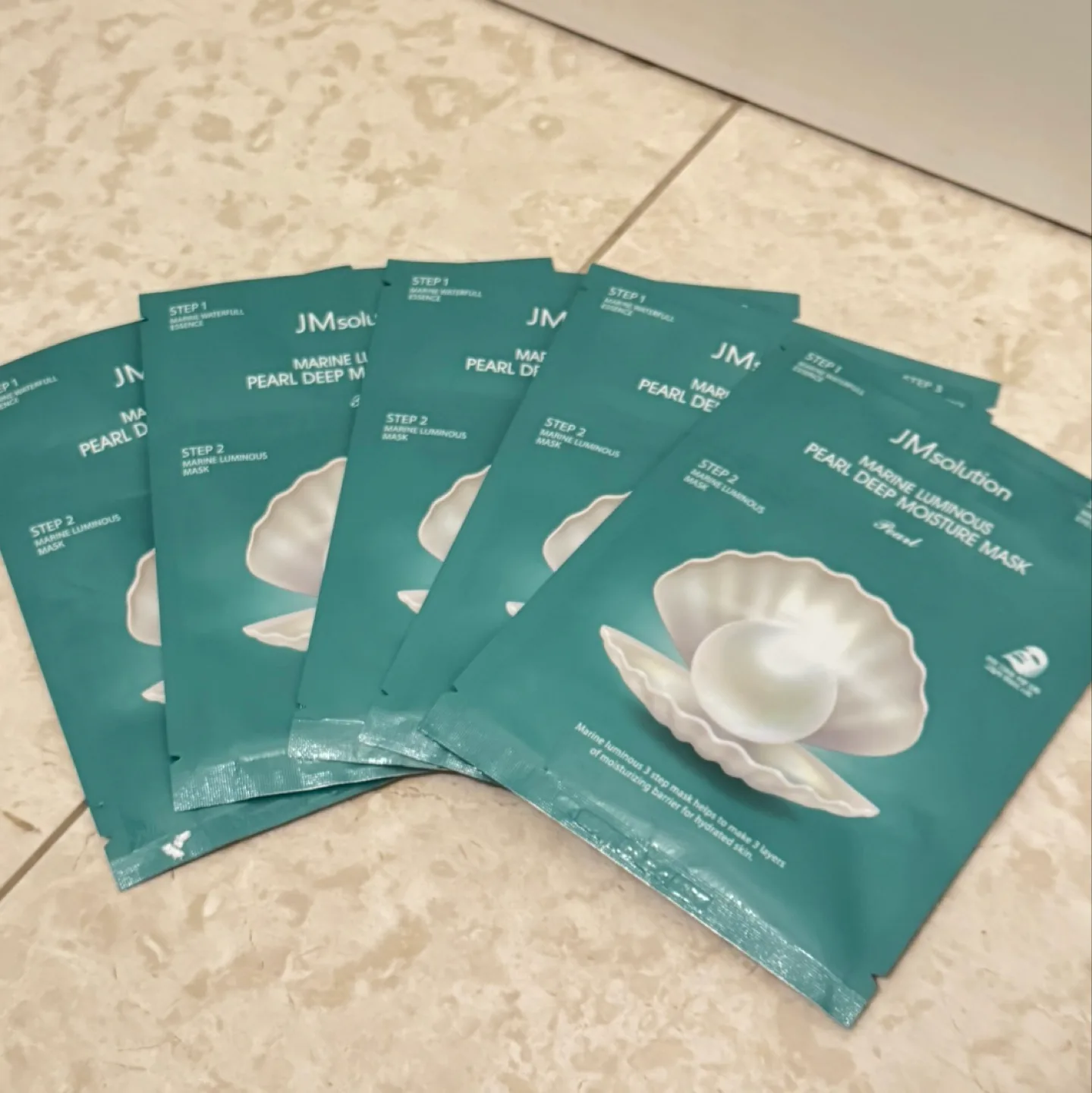 JMsolution - Marine Luminous Pearl Moisture Mask (5 pack) thumbnail