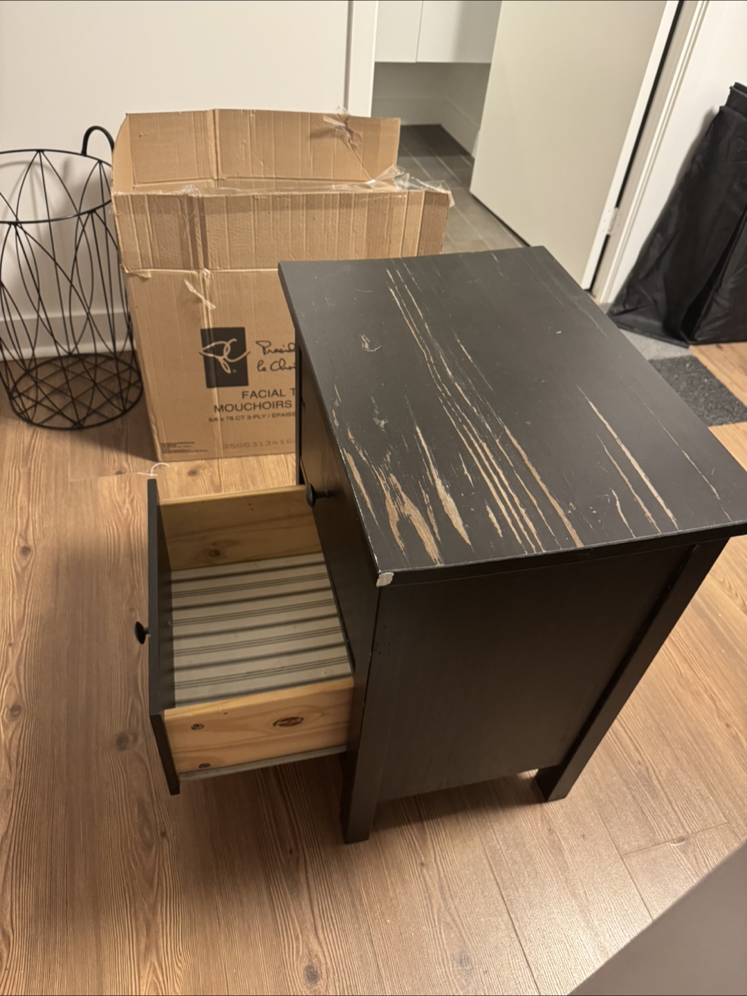 IKEA Dark Brown Nightstand - photo 3
