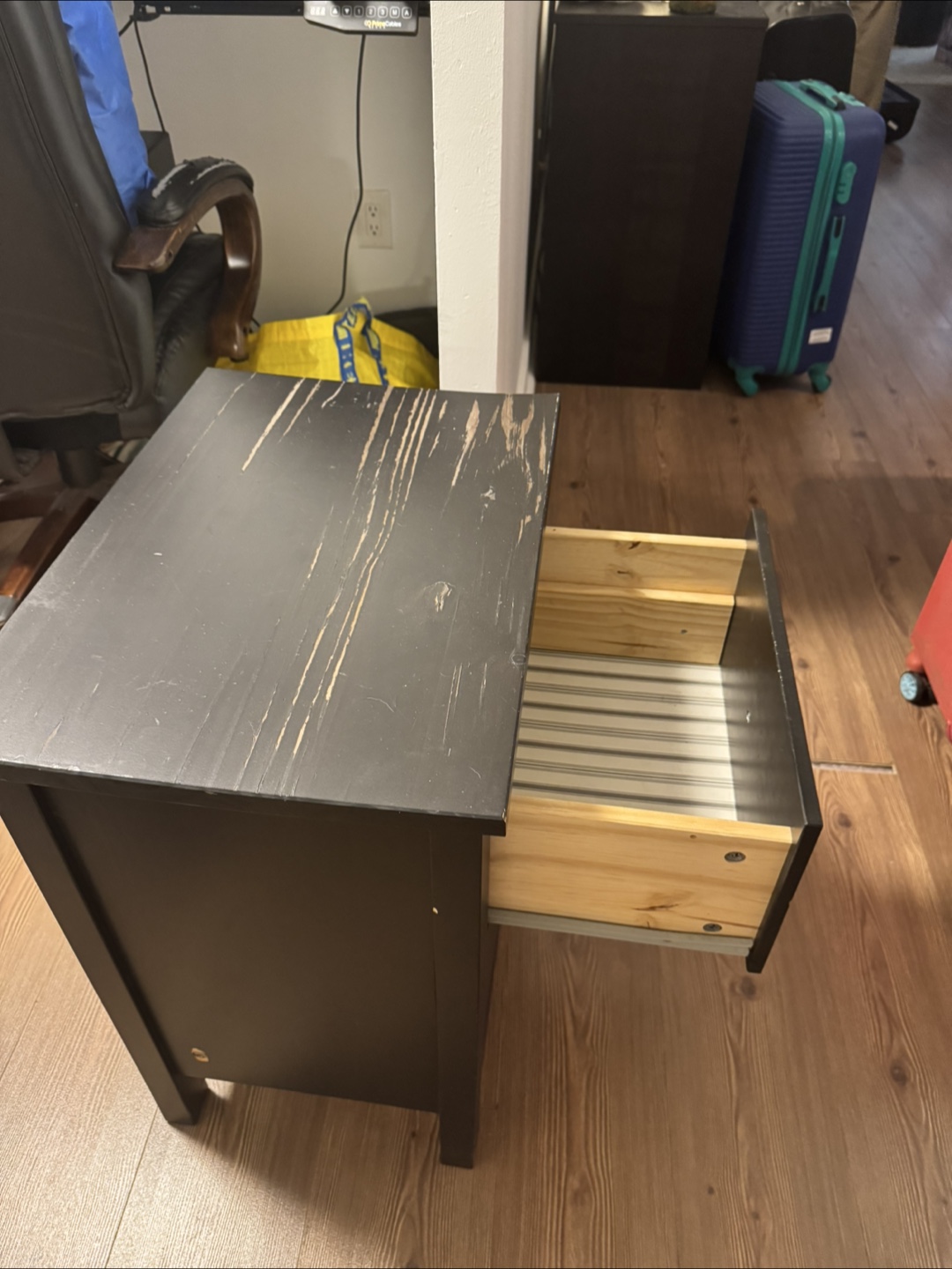 IKEA Dark Brown Nightstand - photo 2