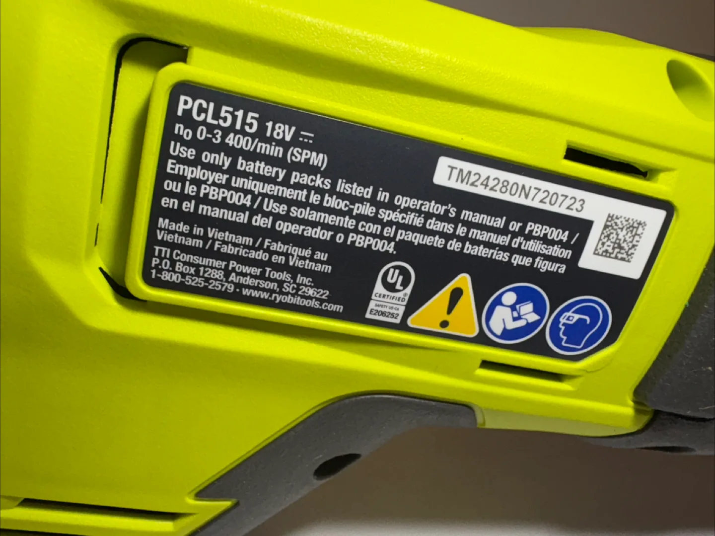*New* Ryobi ONE+ 18V Cordless Reciprocating Saw - Tool only 🏒 image indicator(5)