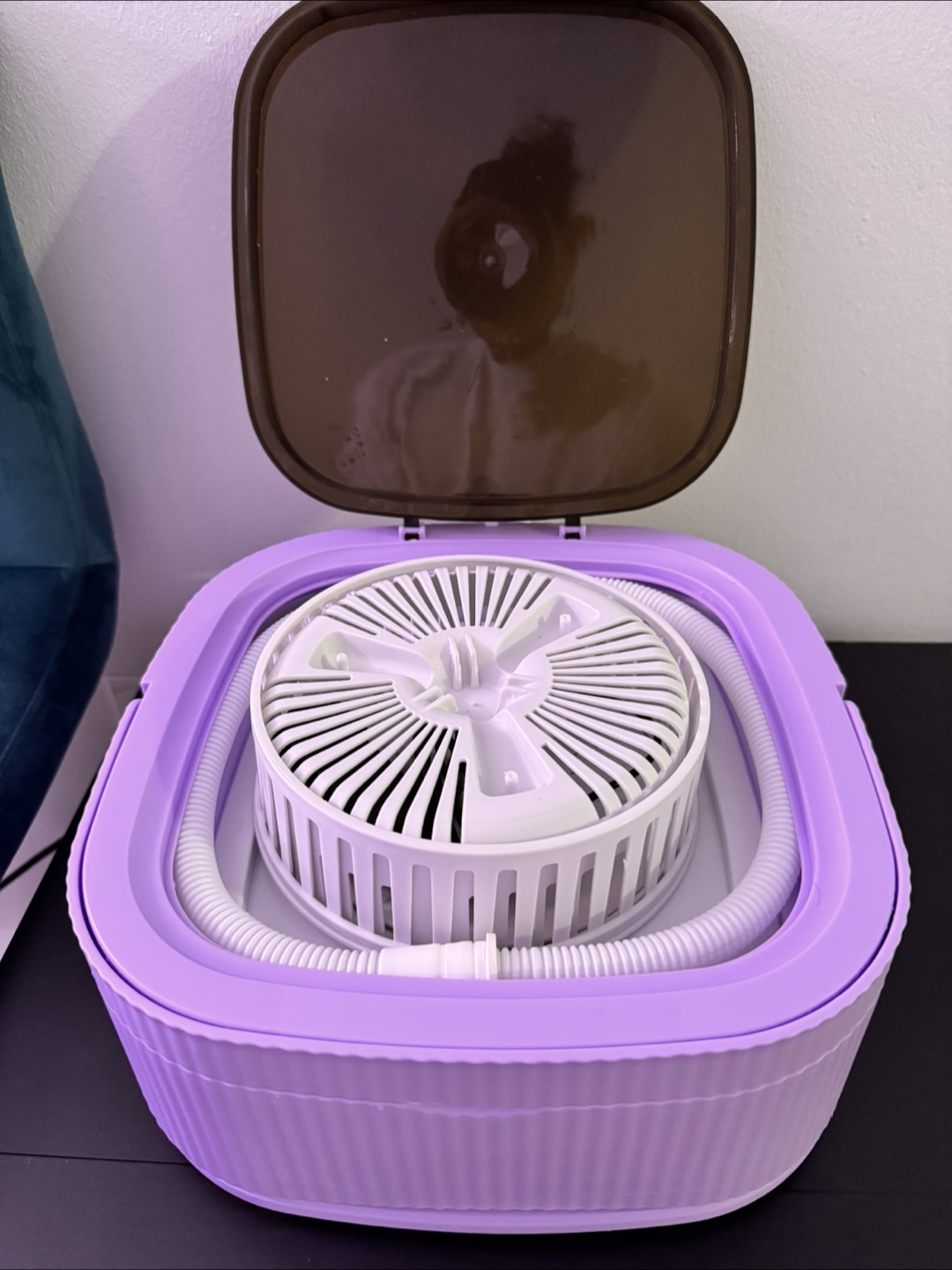 Portable Mini Folding Washing Machine - Purple