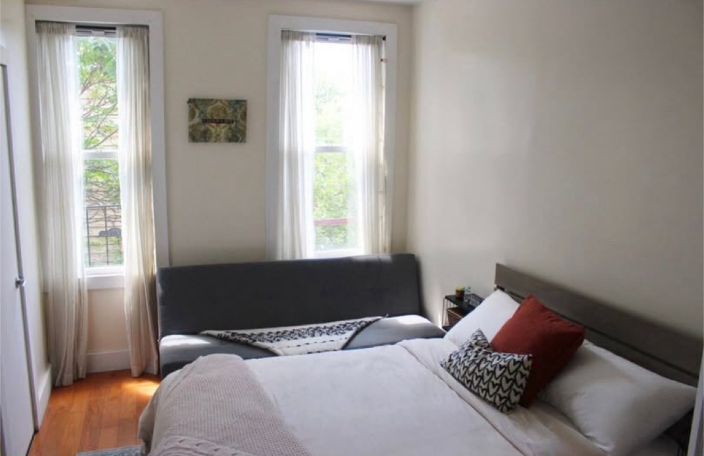 Full-Size Bed Frame + Matress