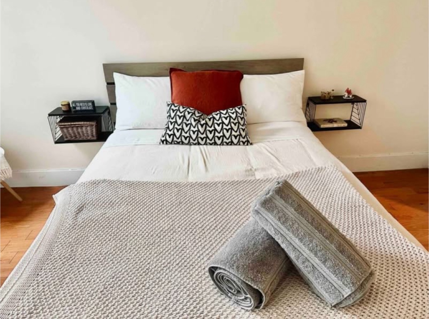 Full-Size Bed Frame + Matress - photo 2