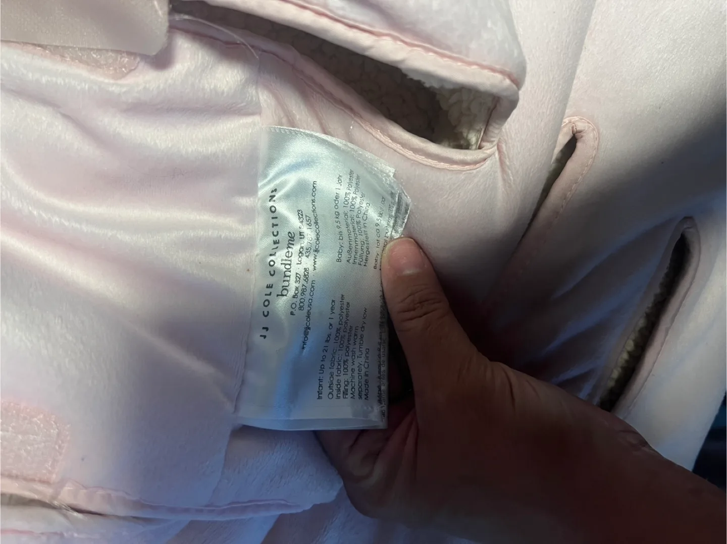 JJ cole Winter car seat cover image indicator(3)