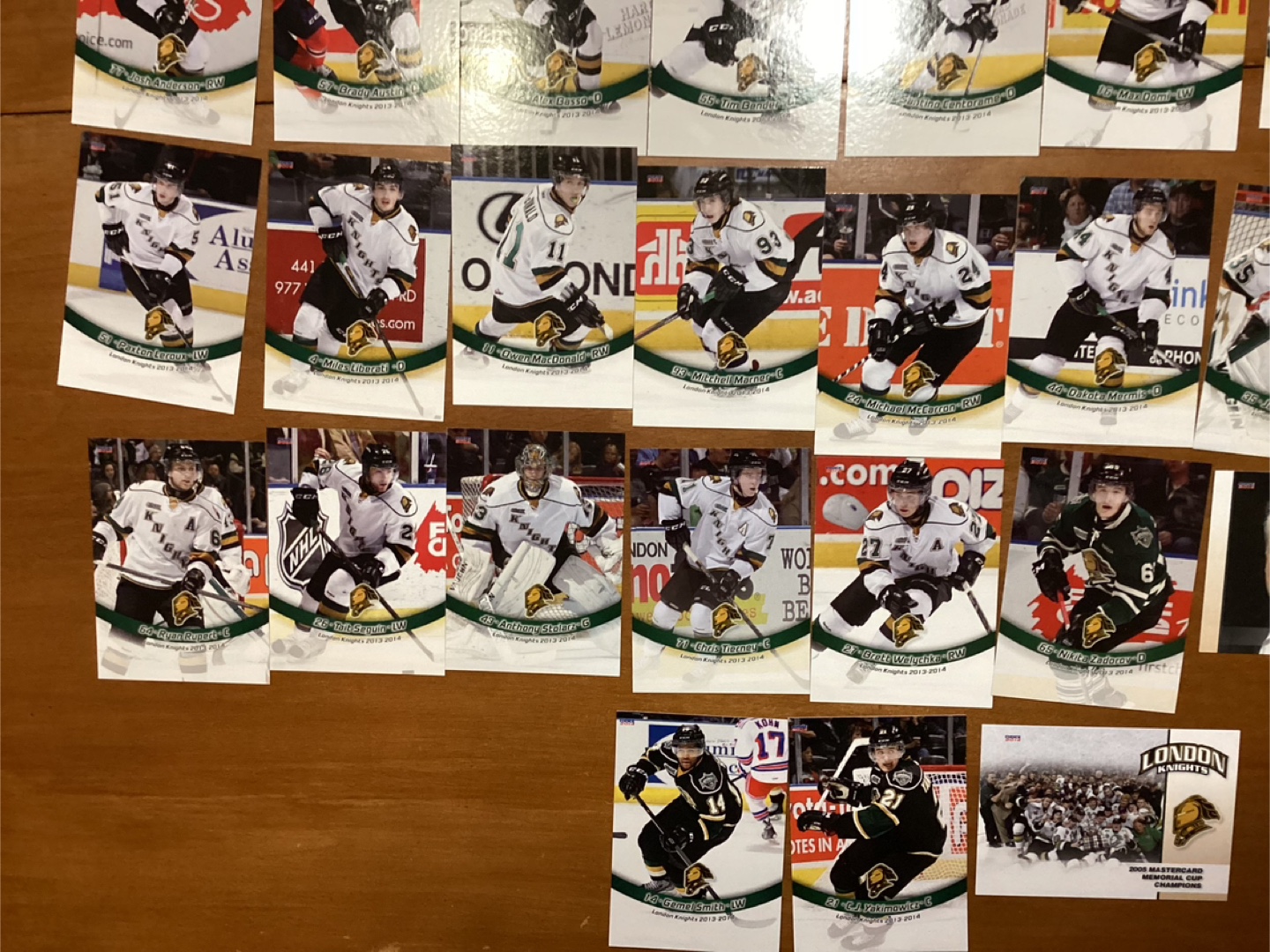 2013-14 Choice London Knights Signature Series Complete Card Set - photo 3
