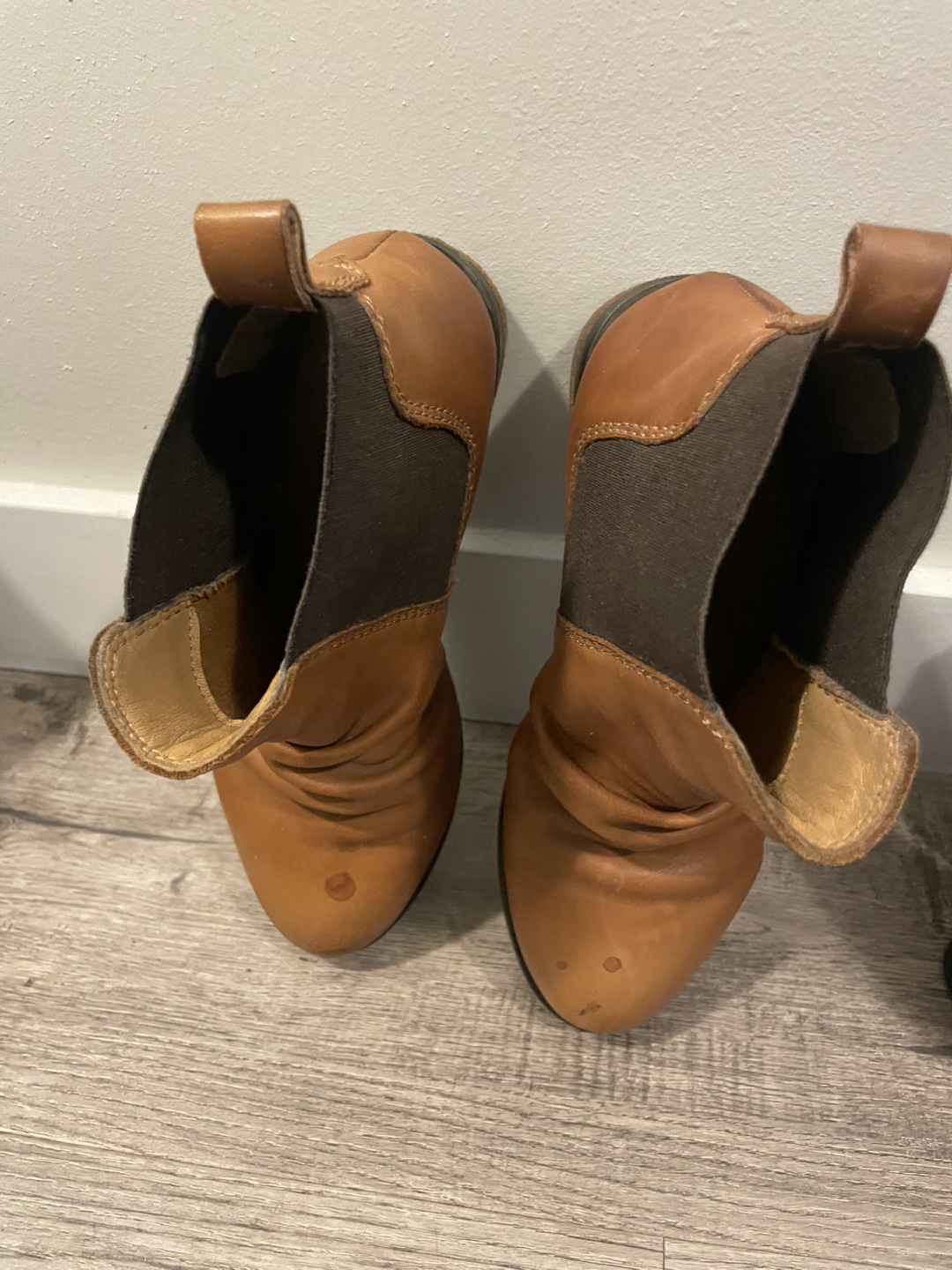 Brown Leather Ankle Boots