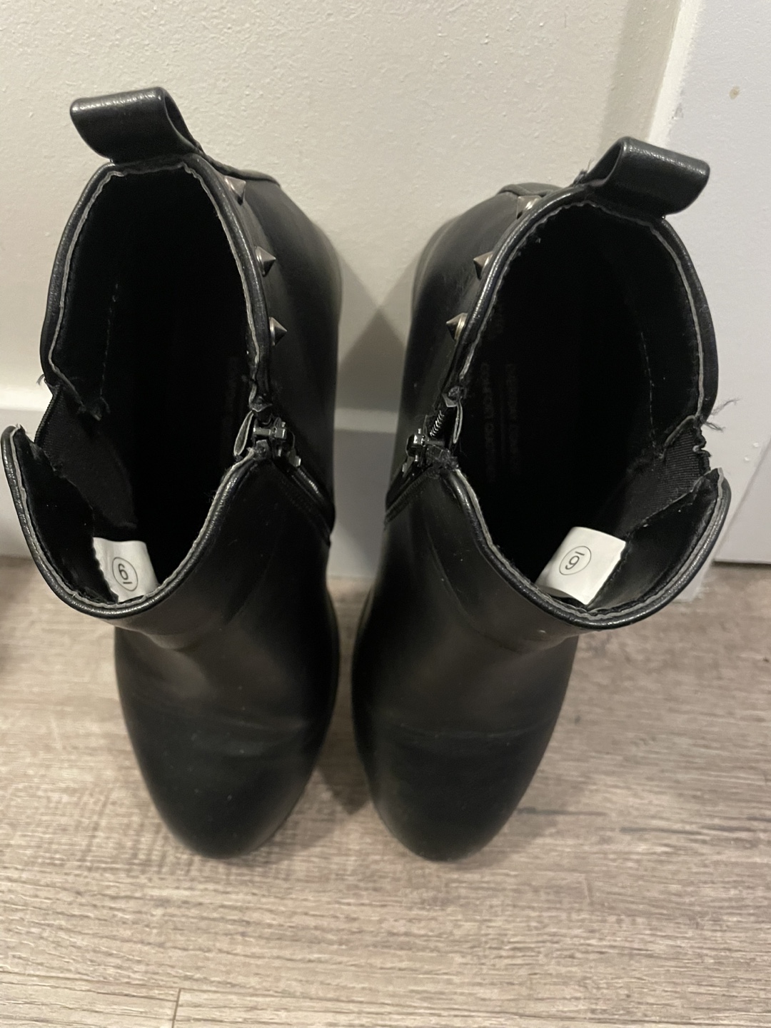 George Black studded ankle boots