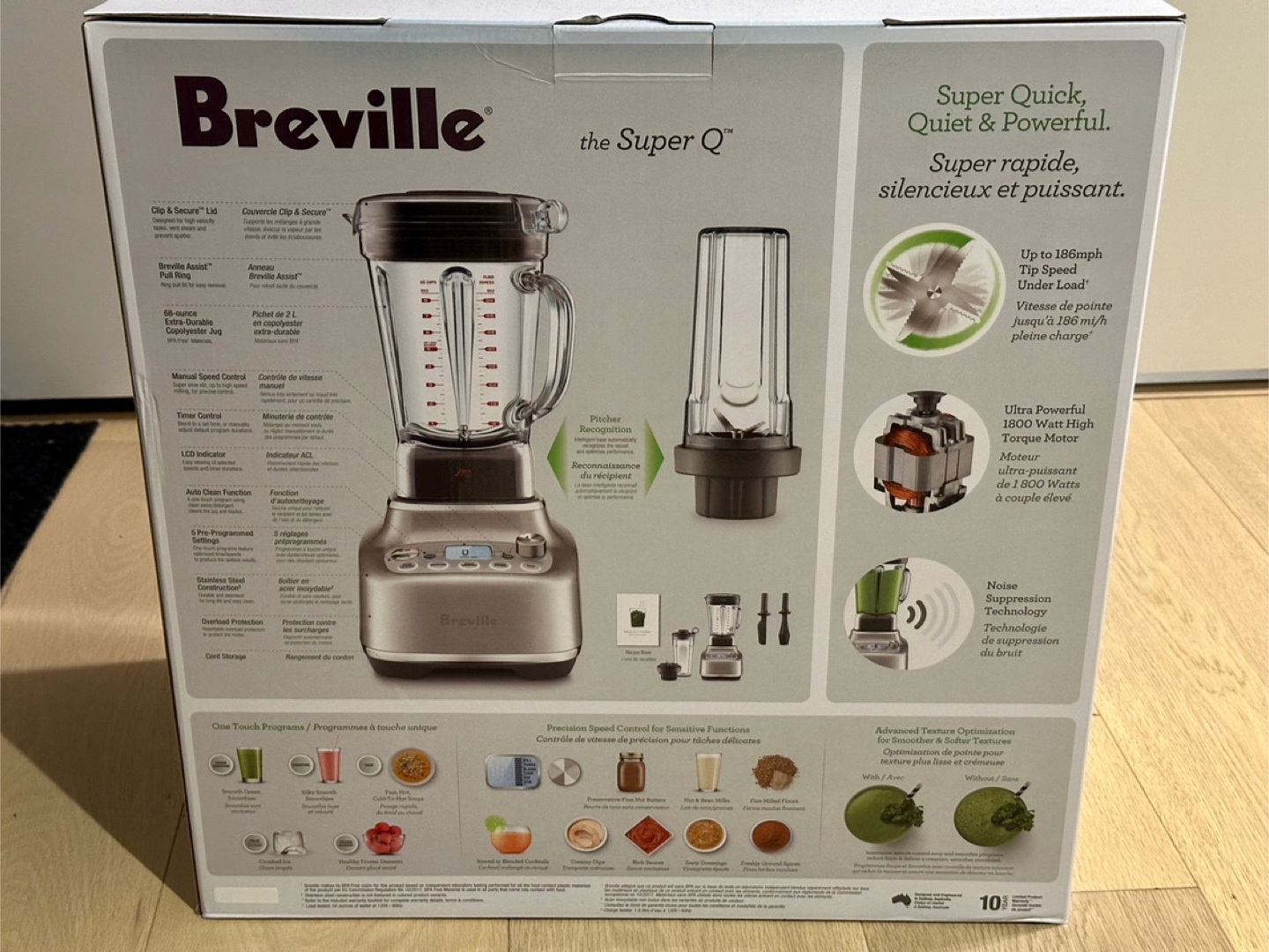Breville Super Q Blender   NEW