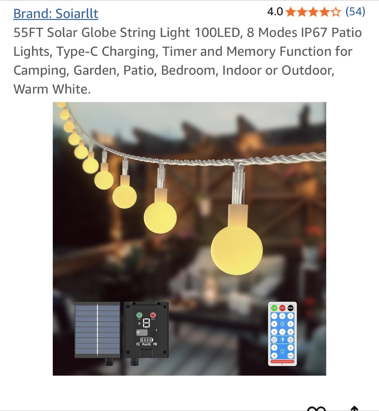 Solar string lights - photo 4