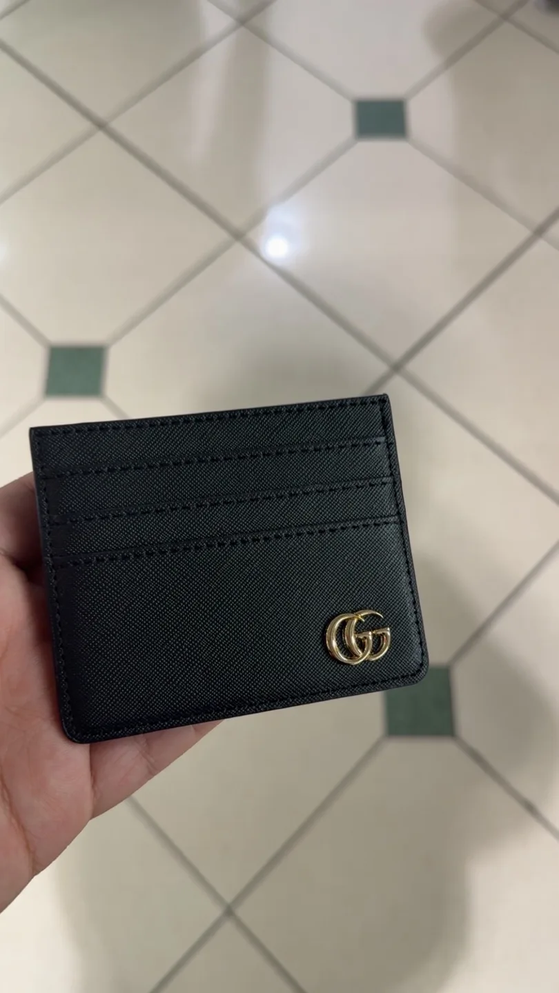 Gucci Black Leather Card Holder thumbnail