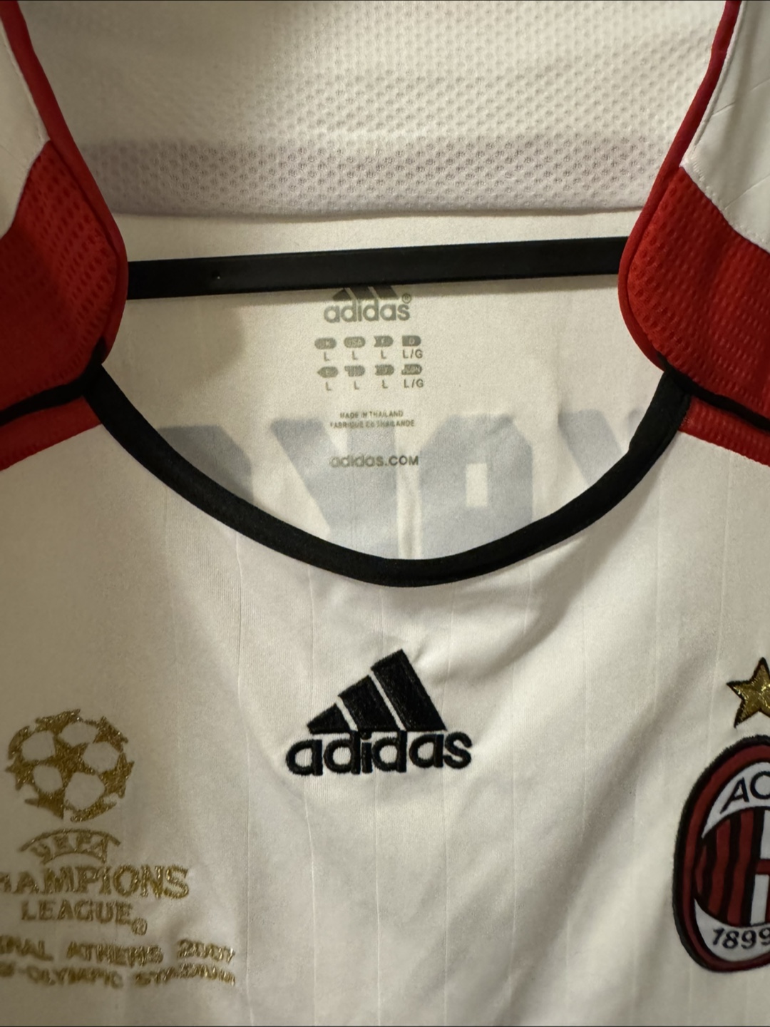 AC Milan Kaka #22 2007 Champions League Final Jersey - photo 3