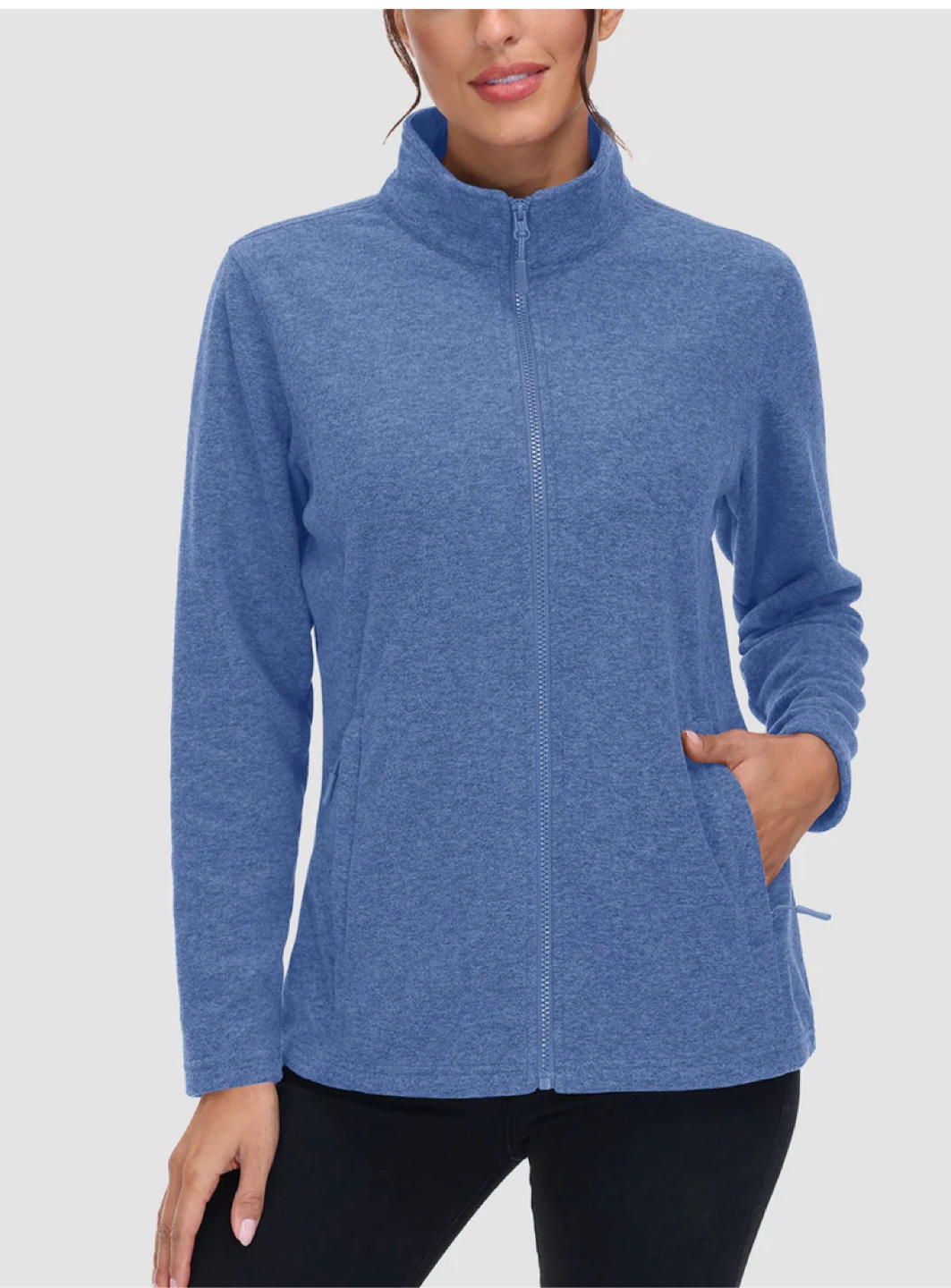 NEW! Women's MagcoMsen Blue Fleece Jacket - Size XL