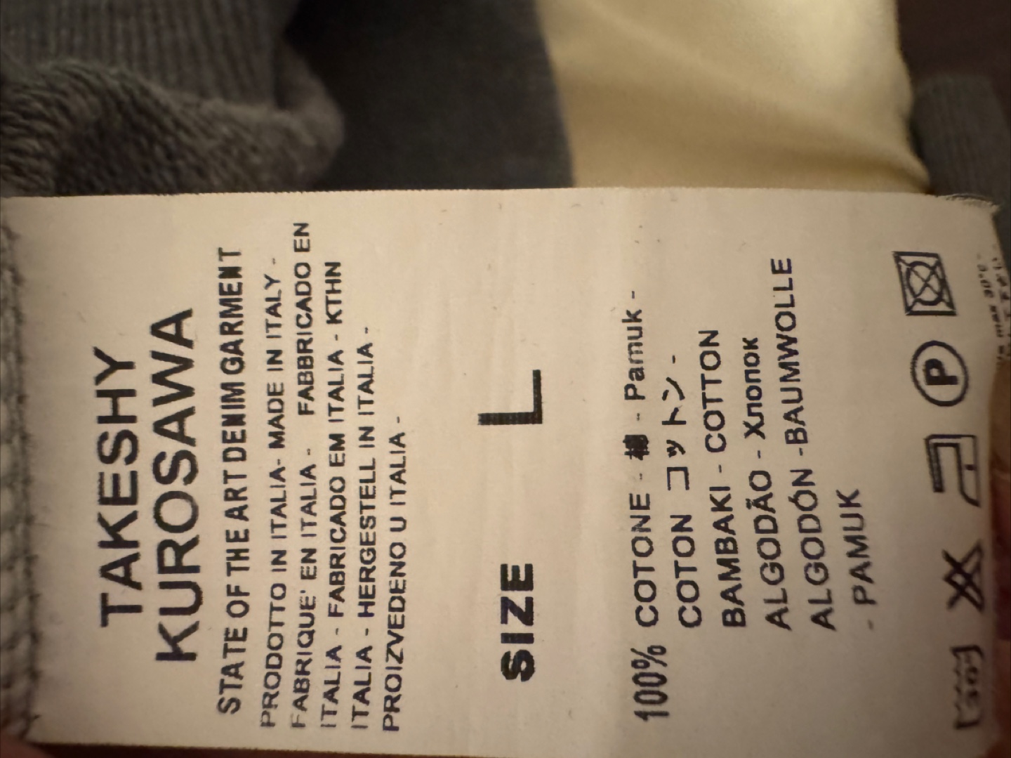 Takeshy Kurosawa Grey Sweatshirt Size Large - photo 3