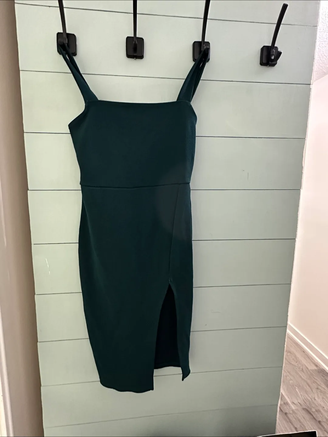 Emerald Green Bodycon Dress thumbnail